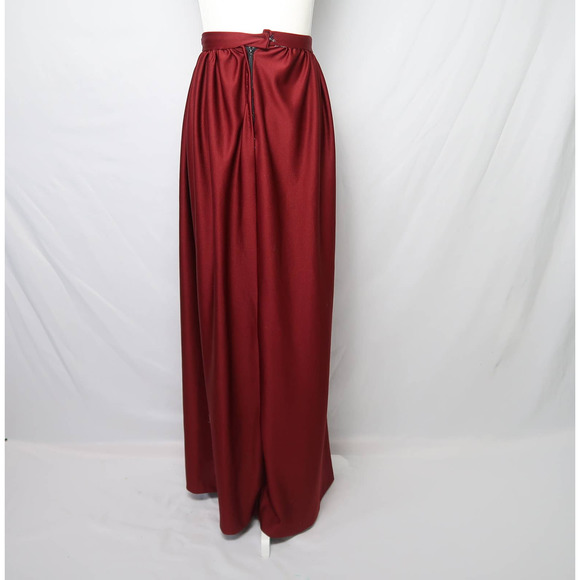 Vintage Red Maxi Skirt - Picture 4 of 4